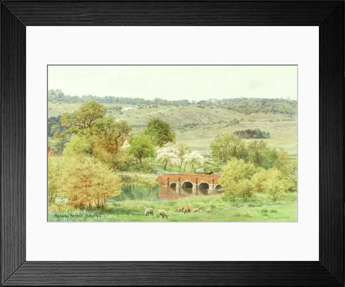 Framed Print : Box Hill Bridge, Dorking, Surrey Hills Framed Print : Box Hill Bridge, Dorking, Surrey Hills
