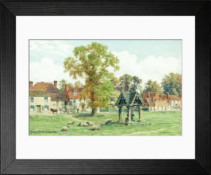 Framed Print : Village Pump at Ockley, near Dorking, Surrey Framed Print : Village Pump at Ockley, near Dorking, Surrey