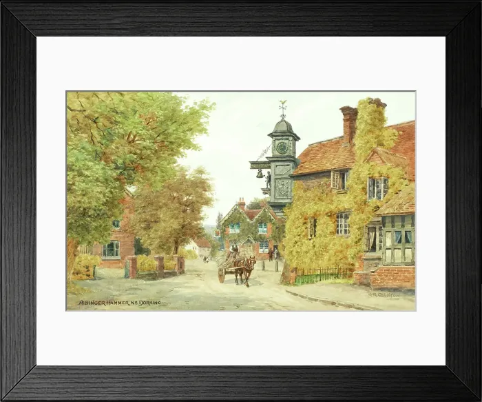 Framed Print : Abinger Hammer, near Dorking, Surrey Framed Print : Abinger Hammer, near Dorking, Surrey