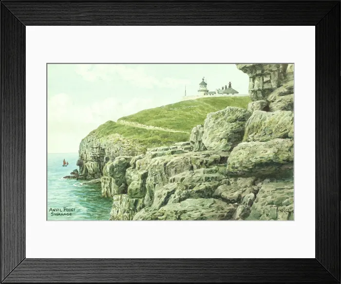 Framed Print : Anvil Point, Swanage, Dorset Framed Print : Anvil Point, Swanage, Dorset
