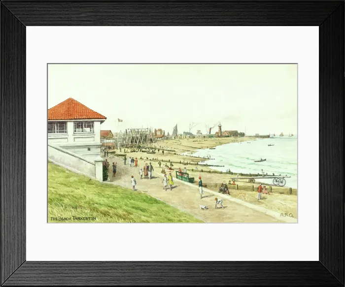 Framed Print : Beach at Tankerton, Kent Framed Print : Beach at Tankerton, Kent