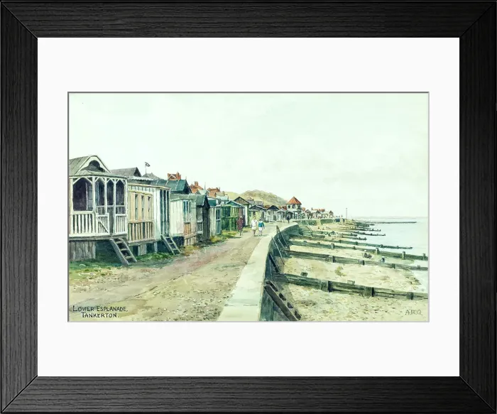 Framed Print : Lower Esplanade, Tankerton, Kent Framed Print : Lower Esplanade, Tankerton, Kent