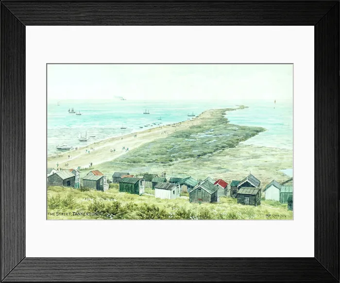 Framed Print : The Street, Tankerton, Kent Framed Print : The Street, Tankerton, Kent