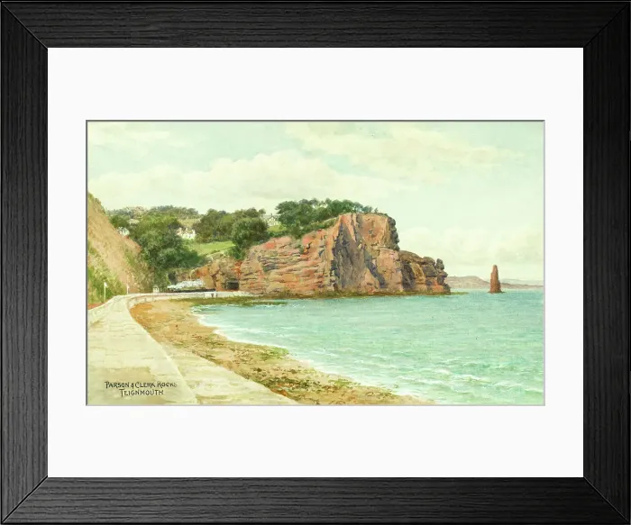Framed Print : Parson and Clerk Rocks, Teignmouth, Devon Framed Print : Parson and Clerk Rocks, Teignmouth, Devon