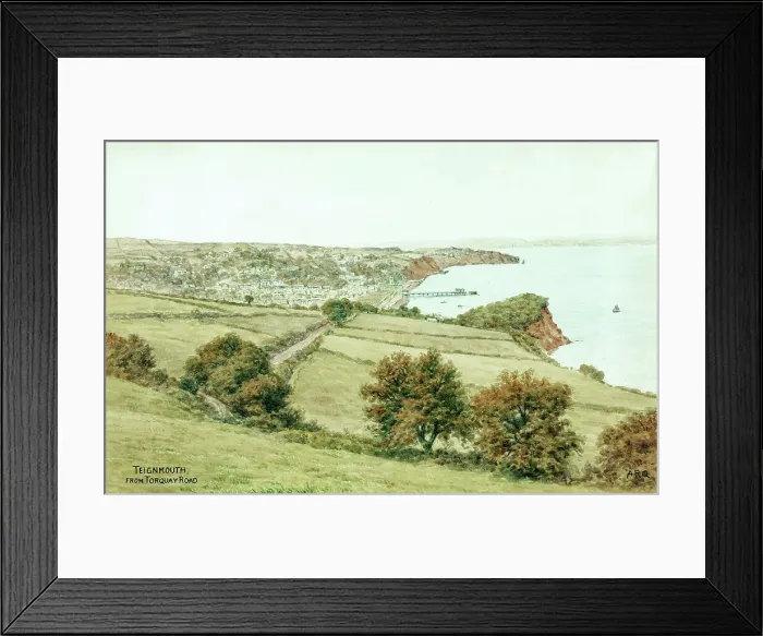 Framed Print : Teignmouth, Devon, viewed from Torquay Road Framed Print : Teignmouth, Devon, viewed from Torquay Road