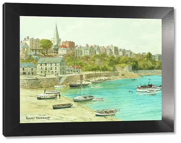Harbour at Tenby, Pembrokeshire, South Wales