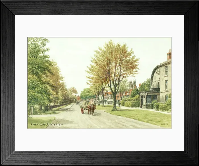 Framed Print : Oaks Road, Tenterden, Kent Framed Print : Oaks Road, Tenterden, Kent