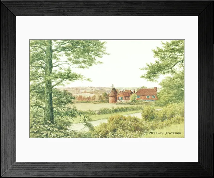 Framed Print : Westwell, Tenterden, Kent Framed Print : Westwell, Tenterden, Kent