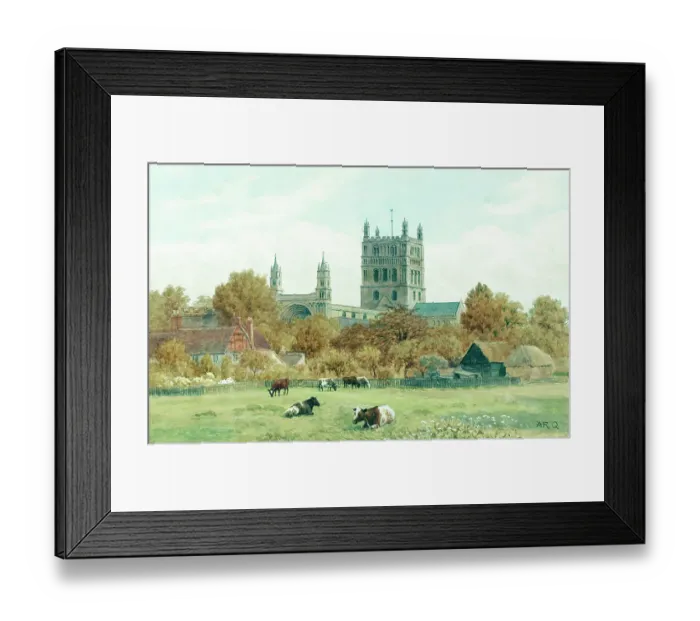 Framed Print : Tewkesbury Abbey, Gloucestershire Framed Print : Tewkesbury Abbey, Gloucestershire