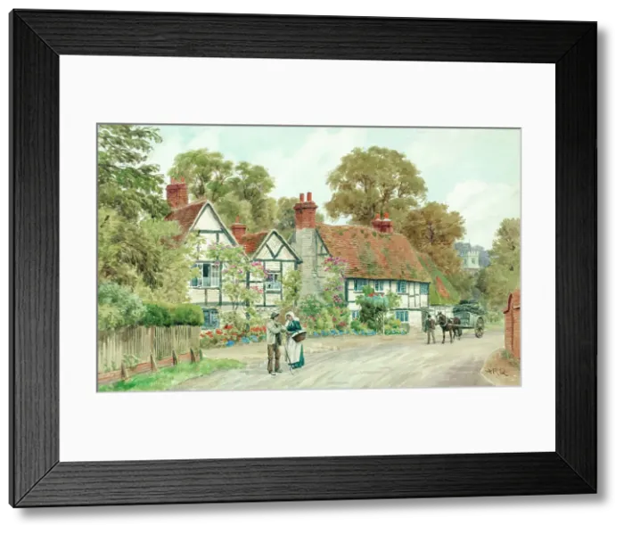 Framed Print : Sonning village, on the River Thames, Berkshire Framed Print : Sonning village, on the River Thames, Berkshire