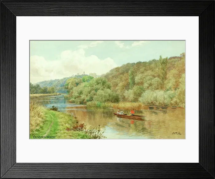 Framed Print : River Thames at Cliveden Woods, Buckinghamshire Framed Print : River Thames at Cliveden Woods, Buckinghamshire