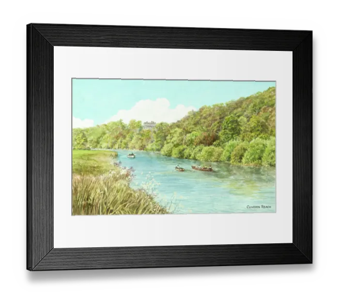 Framed Print : River Thames at Cliveden Reach, Buckinghamshire Framed Print : River Thames at Cliveden Reach, Buckinghamshire
