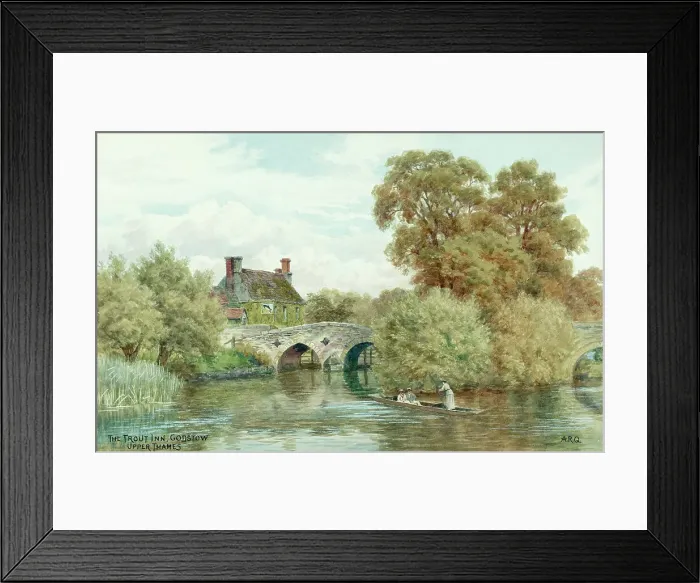 Framed Print : The Trout Inn and Upper Thames, Godstow, Oxfordshire Framed Print : The Trout Inn and Upper Thames, Godstow, Oxfordshire
