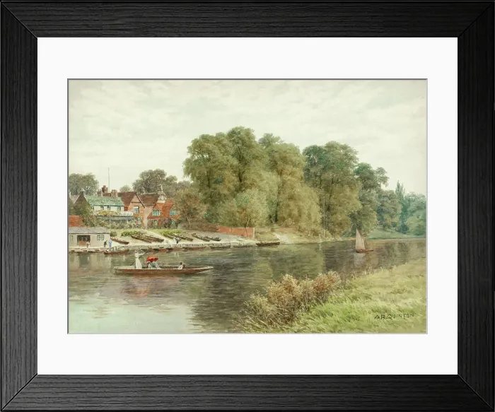 Framed Print : Wargrave, River Thames, Berkshire Framed Print : Wargrave, River Thames, Berkshire