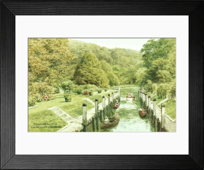 Framed Print : River Thames at Cookham Lock, Berkshire Framed Print : River Thames at Cookham Lock, Berkshire