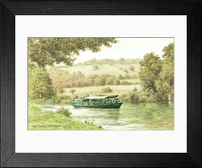 Framed Print : River Thames at Streatley, Oxfordshire Framed Print : River Thames at Streatley, Oxfordshire