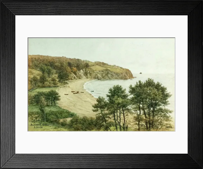 Framed Print : Blackpool Sands, near Torcross, South Devon Framed Print : Blackpool Sands, near Torcross, South Devon