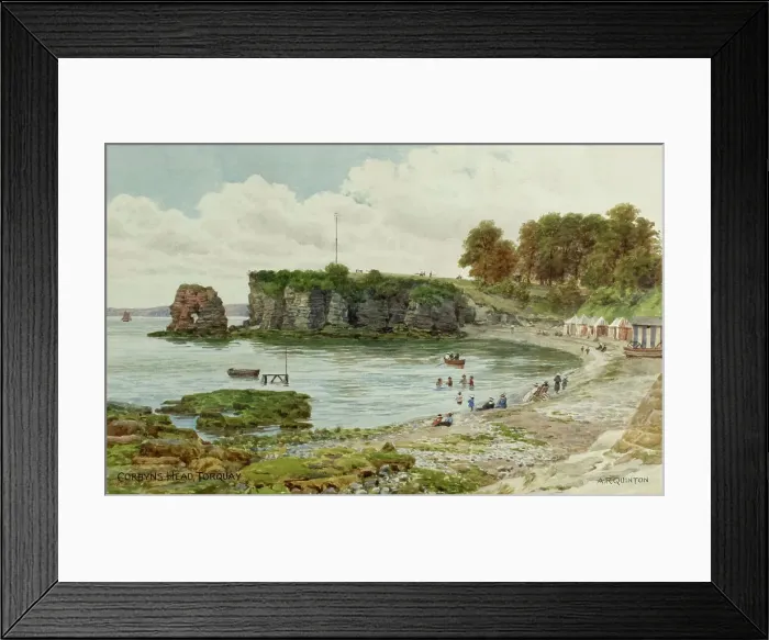 Framed Print : Corbyns Head, Torquay, South Devon Framed Print : Corbyns Head, Torquay, South Devon