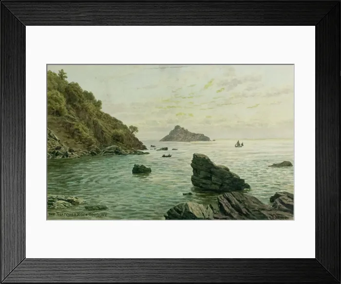 Framed Print : Thatcher Rock, Torquay, South Devon Framed Print : Thatcher Rock, Torquay, South Devon