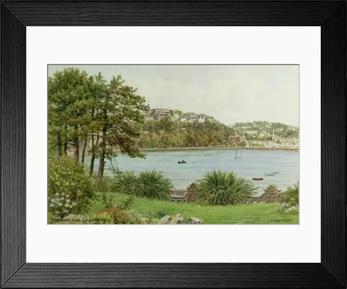 Framed Print : Torquay, South Devon, viewed from Grand Hotel Framed Print : Torquay, South Devon, viewed from Grand Hotel