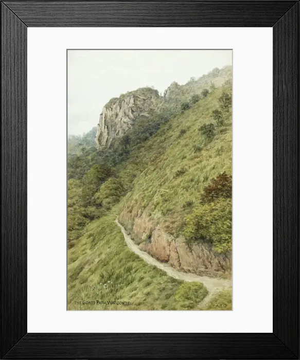 Framed Print : Goats Path, Watcombe, near Torquay, South Devon Framed Print : Goats Path, Watcombe, near Torquay, South Devon