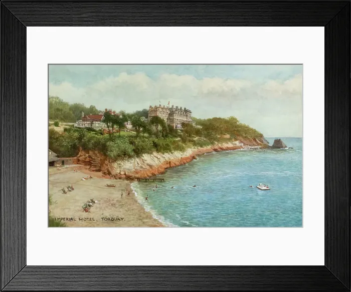 Framed Print : Imperial Hotel, Torquay, South Devon Framed Print : Imperial Hotel, Torquay, South Devon