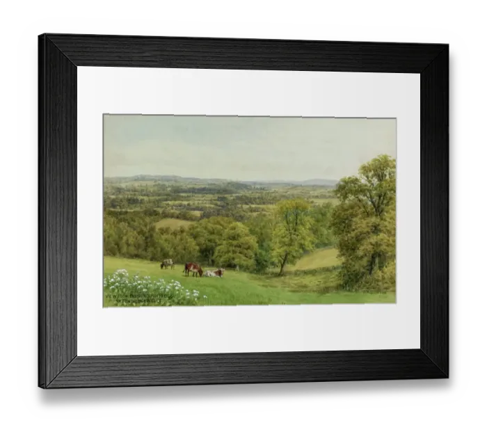 Framed Print : View from Bidborough Ridge, near Tunbridge Wells, Kent Framed Print : View from Bidborough Ridge, near Tunbridge Wells, Kent