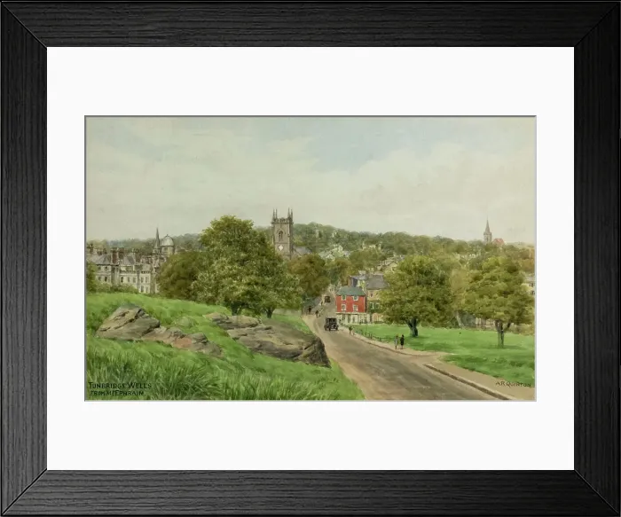 Framed Print : Tunbridge Wells, Kent, viewed from Mount Ephraim Framed Print : Tunbridge Wells, Kent, viewed from Mount Ephraim