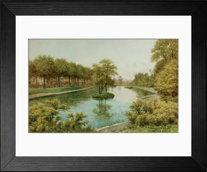 Framed Print : Brighton Lake, Tunbridge Wells, Kent Framed Print : Brighton Lake, Tunbridge Wells, Kent