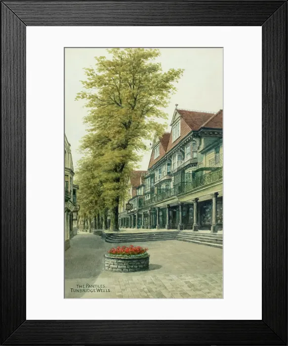 Framed Print : The Pantiles, Tunbridge Wells, Kent Framed Print : The Pantiles, Tunbridge Wells, Kent