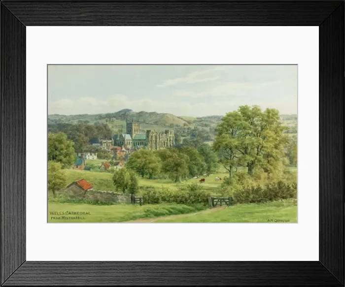 Framed Print : Wells Cathedral, Wells, Somerset Framed Print : Wells Cathedral, Wells, Somerset