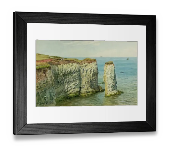 Framed Print : Cliffs at Westbrook, Kent Framed Print : Cliffs at Westbrook, Kent