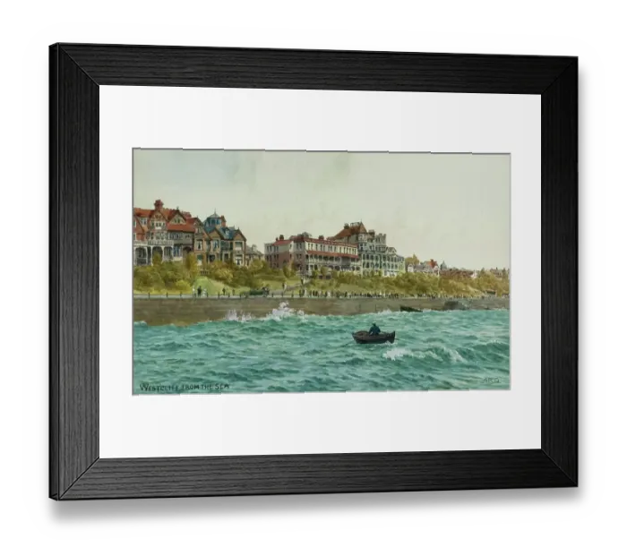 Framed Print : Westcliff-on-Sea, Essex, viewed from the sea Framed Print : Westcliff-on-Sea, Essex, viewed from the sea