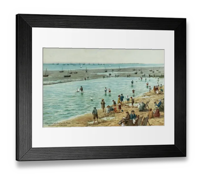 Framed Print : Children's Bathing Pool, Westcliff-on-Sea, Essex Framed Print : Children's Bathing Pool, Westcliff-on-Sea, Essex