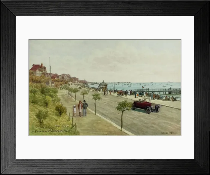 Framed Print : Promenade at Westcliff-on-Sea, Essex Framed Print : Promenade at Westcliff-on-Sea, Essex