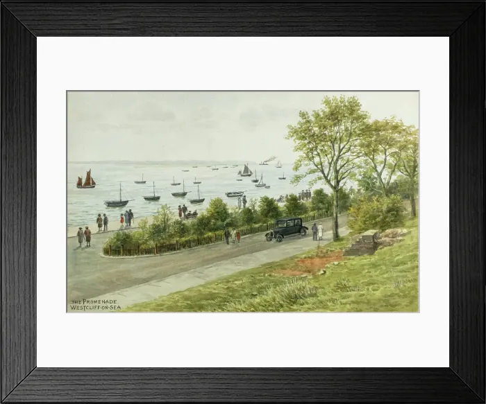 Framed Print : Promenade at Westcliff-on-Sea, Essex Framed Print : Promenade at Westcliff-on-Sea, Essex