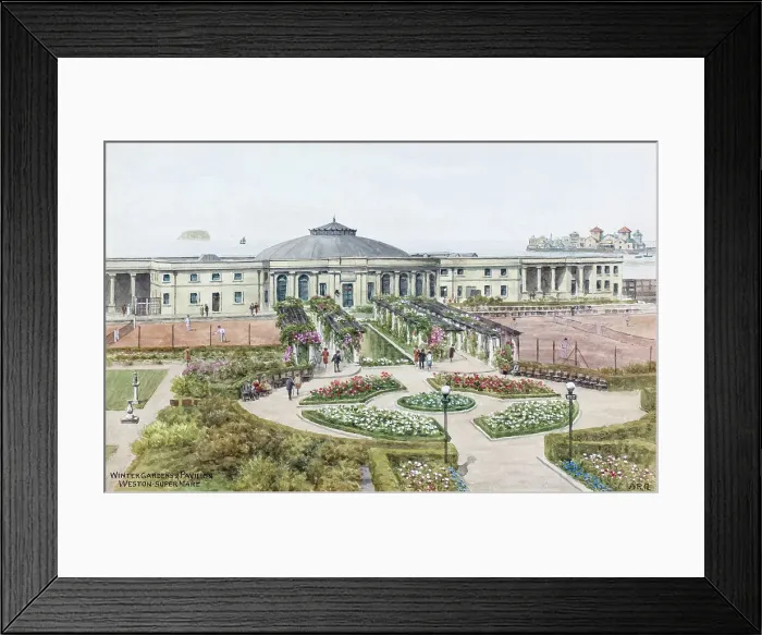 Framed Print : Winter Gardens and Pavilion, Weston-super-Mare, Somerset Framed Print : Winter Gardens and Pavilion, Weston-super-Mare, Somerset