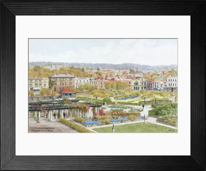 Framed Print : Winter Gardens, Weston-super-Mare, Somerset Framed Print : Winter Gardens, Weston-super-Mare, Somerset