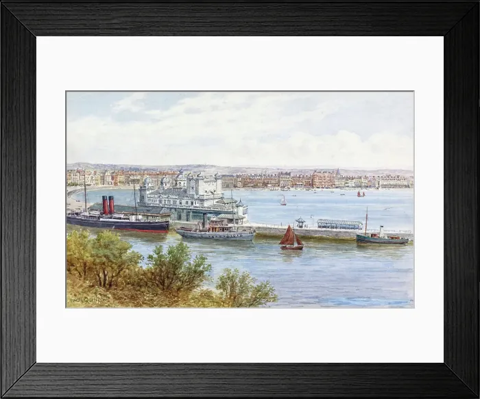 Framed Print : Ships and boats at Weymouth, Dorset Framed Print : Ships and boats at Weymouth, Dorset