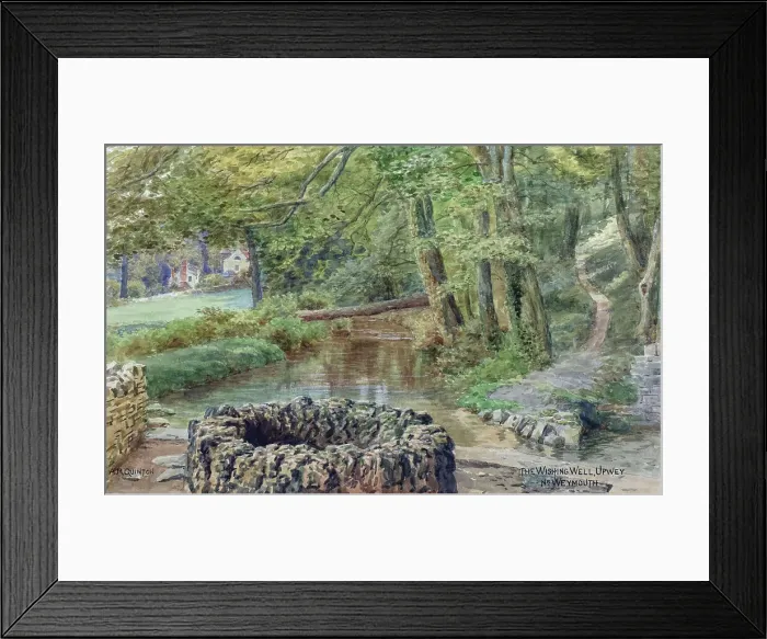 Framed Print : Wishing Well at Upwey, near Weymouth, Dorset Framed Print : Wishing Well at Upwey, near Weymouth, Dorset