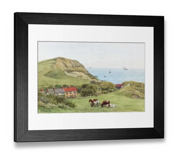 Framed Print : Osmington Mills, near Weymouth, Dorset Framed Print : Osmington Mills, near Weymouth, Dorset