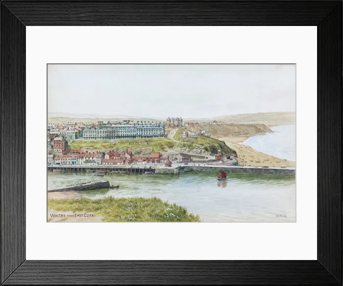 Framed Print : Whitby, North Yorkshire, viewed from East Cliff Framed Print : Whitby, North Yorkshire, viewed from East Cliff