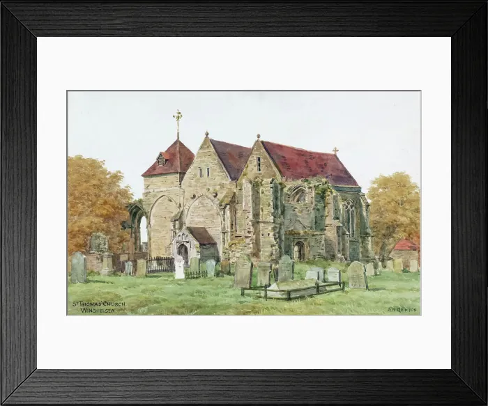 Framed Print : St Thomas's Church, Winchelsea, Sussex Framed Print : St Thomas's Church, Winchelsea, Sussex