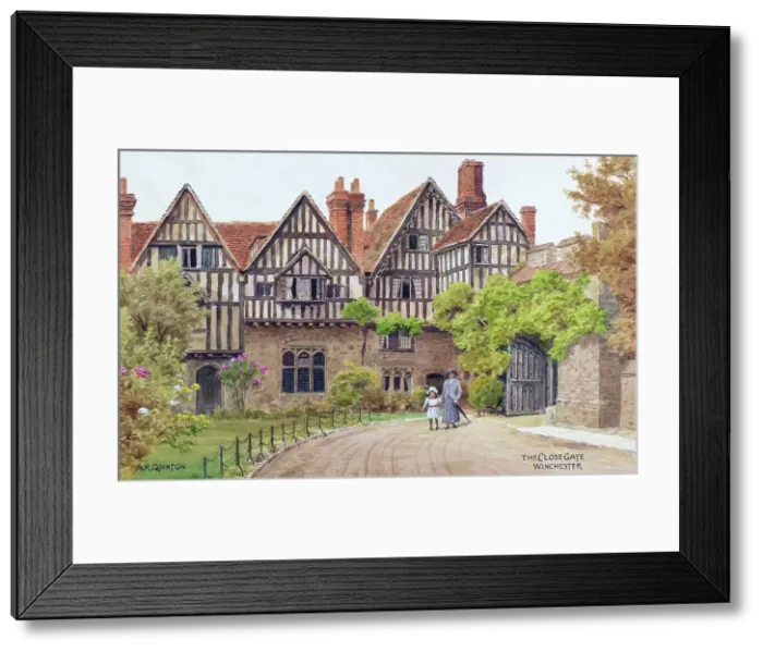 Framed Print : The Close Gate, Winchester, Hampshire Framed Print : The Close Gate, Winchester, Hampshire