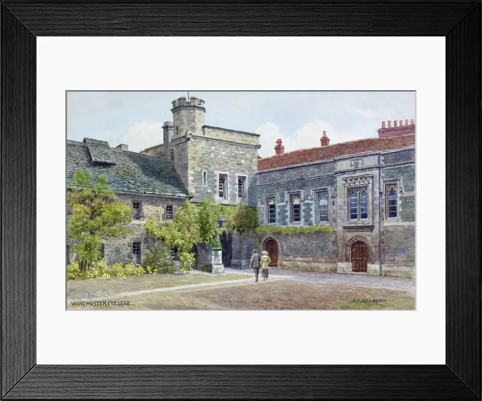 Framed Print : Winchester College, Winchester, Hampshire Framed Print : Winchester College, Winchester, Hampshire