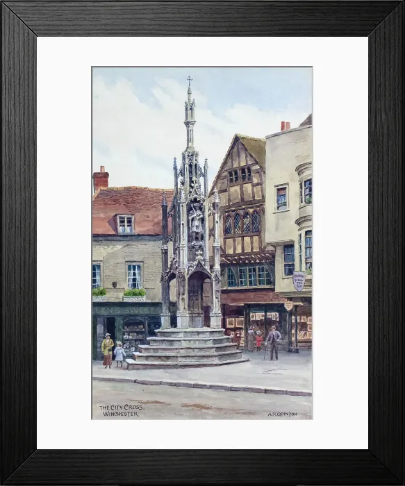 Framed Print : City Cross, Winchester, Hampshire Framed Print : City Cross, Winchester, Hampshire