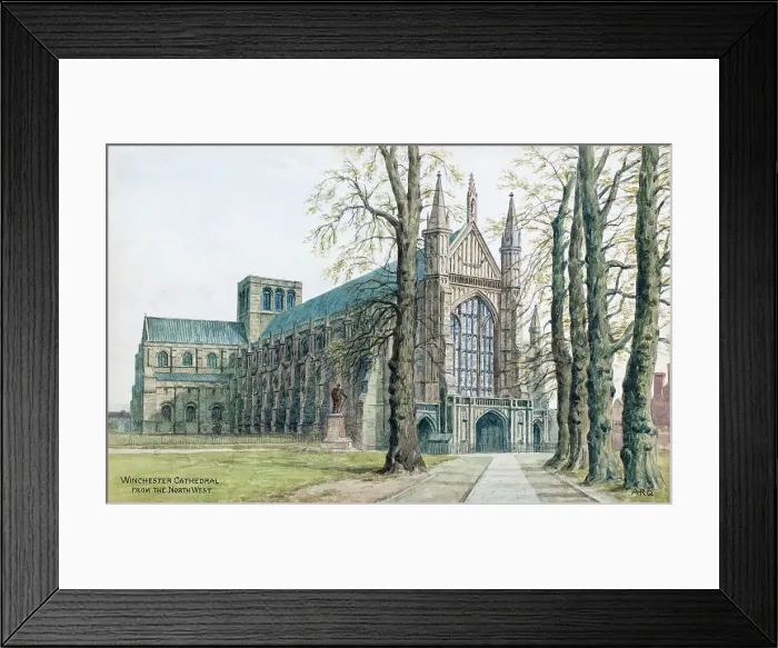 Framed Print : Winchester Cathedral, Winchester, Hampshire Framed Print : Winchester Cathedral, Winchester, Hampshire