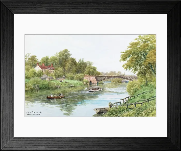 Framed Print : Holt Fleet, River Severn, near Worcester, Worcestershire Framed Print : Holt Fleet, River Severn, near Worcester, Worcestershire