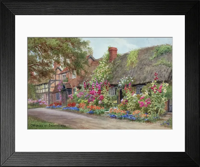 Framed Print : Village of Cropthorne, Worcestershire Framed Print : Village of Cropthorne, Worcestershire