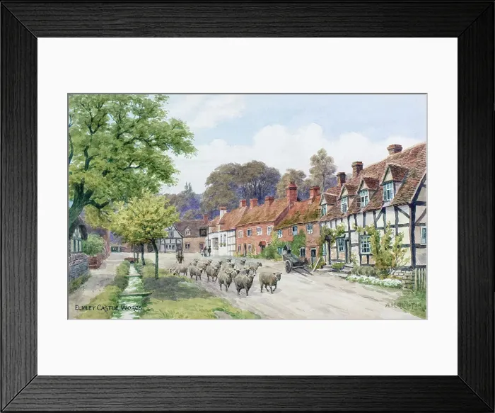 Framed Print : Village of Elmley Castle, Worcestershire Framed Print : Village of Elmley Castle, Worcestershire
